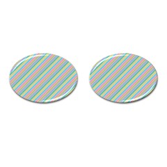 Stripes 2015 0401 Cufflinks (oval)