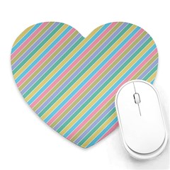 Stripes 2015 0401 Heart Mousepads