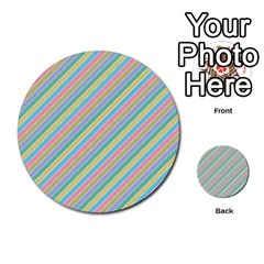 Stripes 2015 0401 Multi-purpose Cards (round) 