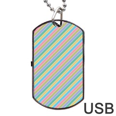 Stripes 2015 0401 Dog Tag Usb Flash (one Side) by JAMFoto