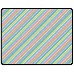 Stripes 2015 0401 Double Sided Fleece Blanket (medium) 