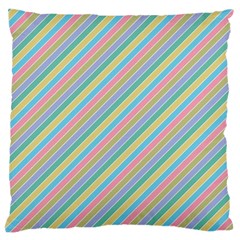 Stripes 2015 0401 Large Flano Cushion Cases (one Side)  by JAMFoto