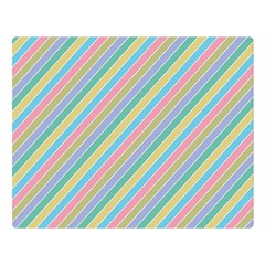 Stripes 2015 0401 Double Sided Flano Blanket (large) 