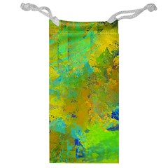 Abstract In Blue, Green, Copper, And Gold Jewelry Bags