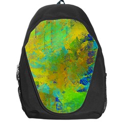 Abstract In Blue, Green, Copper, And Gold Backpack Bag