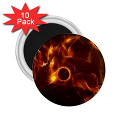 Fire And Flames In The Universe 2 25  Magnets (10 Pack) 