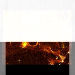 Fire And Flames In The Universe Rectangular Jigsaw Puzzl