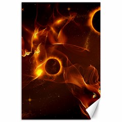 Fire And Flames In The Universe Canvas 24  X 36 