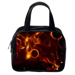 Fire And Flames In The Universe Classic Handbags (one Side)