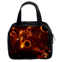 Fire And Flames In The Universe Classic Handbags (2 Sides)