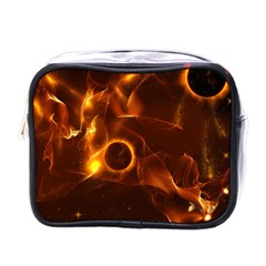 Fire And Flames In The Universe Mini Toiletries Bags