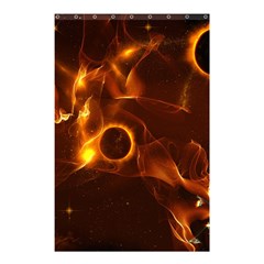 Fire And Flames In The Universe Shower Curtain 48  X 72  (small) 