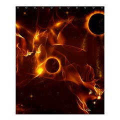 Fire And Flames In The Universe Shower Curtain 60  X 72  (medium) 