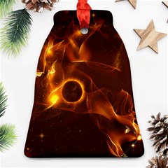 Fire And Flames In The Universe Bell Ornament (2 Sides)