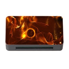 Fire And Flames In The Universe Memory Card Reader With Cf