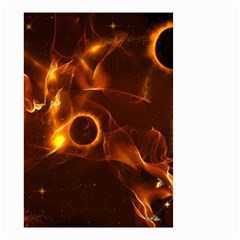 Fire And Flames In The Universe Small Garden Flag (two Sides)