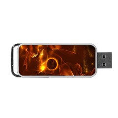 Fire And Flames In The Universe Portable Usb Flash (two Sides)