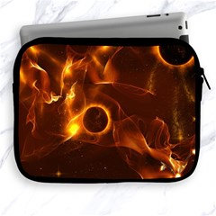 Fire And Flames In The Universe Apple Ipad 2/3/4 Zipper Cases