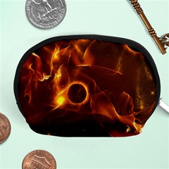 Fire And Flames In The Universe Accessory Pouches (medium) 