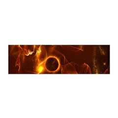 Fire And Flames In The Universe Satin Scarf (oblong) by FantasyWorld7