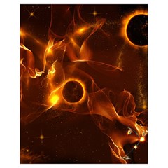 Fire And Flames In The Universe Drawstring Bag (small)