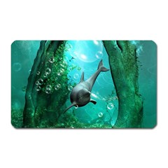 Wonderful Dolphin Magnet (rectangular)