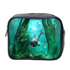 Wonderful Dolphin Mini Toiletries Bag 2-side by FantasyWorld7