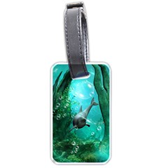 Wonderful Dolphin Luggage Tags (one Side)  by FantasyWorld7