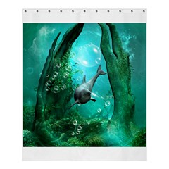 Wonderful Dolphin Shower Curtain 60  X 72  (medium) 