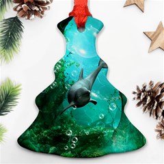 Wonderful Dolphin Christmas Tree Ornament (2 Sides)