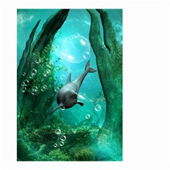 Wonderful Dolphin Small Garden Flag (two Sides)