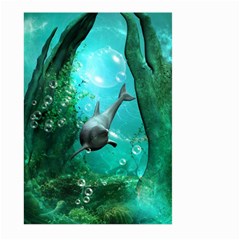 Wonderful Dolphin Large Garden Flag (two Sides)