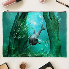 Wonderful Dolphin Cosmetic Bag (xxxl) 