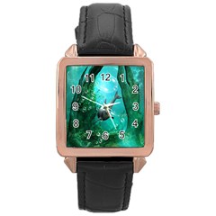 Wonderful Dolphin Rose Gold Watches