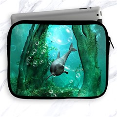 Wonderful Dolphin Apple Ipad 2/3/4 Zipper Cases