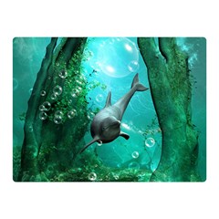 Wonderful Dolphin Double Sided Flano Blanket (mini) 