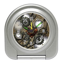 Steampunk With Heart Travel Alarm Clocks