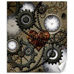 Steampunk With Heart Canvas 8  X 10 