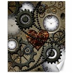 Steampunk With Heart Canvas 11  x 14   10.95 x13.48  Canvas - 1