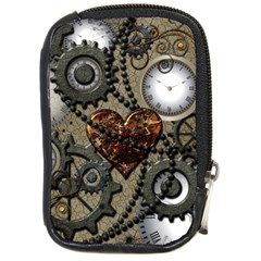 Steampunk With Heart Compact Camera Cases by FantasyWorld7