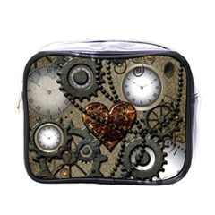 Steampunk With Heart Mini Toiletries Bags