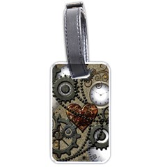 Steampunk With Heart Luggage Tags (one Side) 