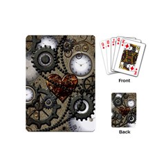 Steampunk With Heart Playing Cards (mini) 