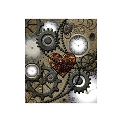 Steampunk With Heart Shower Curtain 48  X 72  (small) 