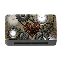 Steampunk With Heart Memory Card Reader With Cf by FantasyWorld7