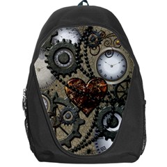 Steampunk With Heart Backpack Bag