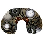 Steampunk With Heart Travel Neck Pillows Back