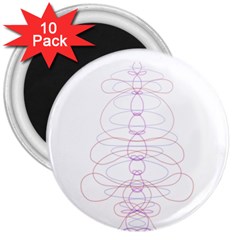 Symmetric 3  Magnets (10 Pack) 