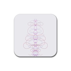 Symmetric Rubber Coaster (square) 