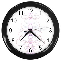 Symmetric Wall Clocks (black)